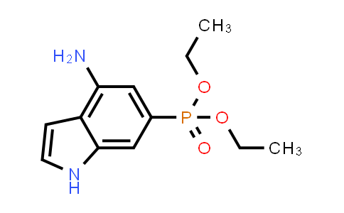 CAS No. 2140326-89-0, Diethyl (4-amino-1H-indol-6-yl)phosphonate