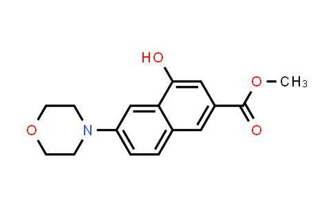 214115-76-1 | 2-Naphthalenecarboxylic acid, 4-hydroxy-6-(4-morpholinyl)-, methyl ester