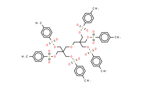 CAS No. 214144-11-3, 1,3-Propanediol, 2,2'-[oxybis(methylene)]bis[2-[[[(4-methylphenyl)sulfonyl]oxy]methyl]-, tetrakis(4-methylbenzenesulfonate) (9CI)