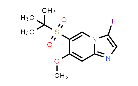 CAS No. 2141961-59-1, 6-(Tert-butylsulfonyl)-3-iodo-7-methoxyimidazo[1,2-a]pyridine