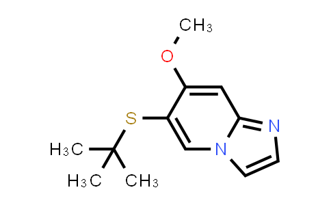 CAS No. 2141967-02-2, 6-(Tert-butylthio)-7-methoxyimidazo[1,2-a]pyridine