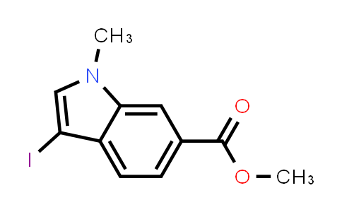 CAS No. 2142608-32-8, Methyl 3-iodo-1-methyl-1H-indole-6-carboxylate