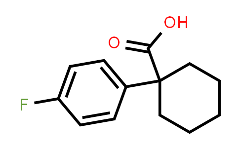 CAS No. 214263-00-0, 1-(4-Fluorophenyl)cyclohexanecarboxylic acid