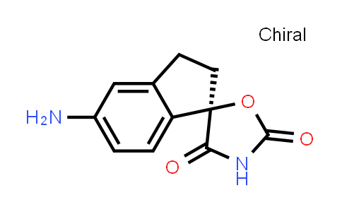 CAS No. 2143465-38-5, (R)-5-Amino-2,3-dihydrospiro[indene-1,5'-oxazolidine]-2',4'-dione