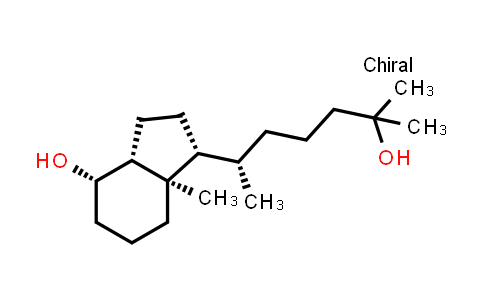 CAS No. 214351-92-5, 1H-Indene-1-pentanol, octahydro-4-hydroxy-α,α,ε,7a-tetramethyl-, (εS,1R,3aR,4S,7aR)-