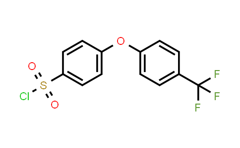 CAS No. 214353-91-0, 4-[4-(Trifluoromethyl)phenoxy]benzene-1-sulfonyl chloride