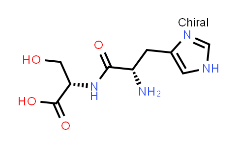 CAS No. 21438-60-8, (S)-2-((S)-2-Amino-3-(1H-imidazol-4-yl)propanamido)-3-hydroxypropanoic acid