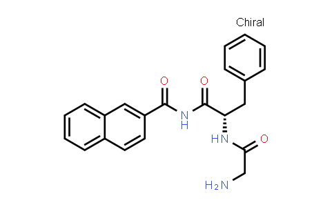 CAS No. 21438-66-4, (S)-N-(2-(2-Aminoacetamido)-3-phenylpropanoyl)-2-naphthamide