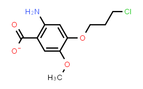 CAS No. 214470-59-4, 2-amino-4-(3-chloropropoxy)-5-methoxybenzoate