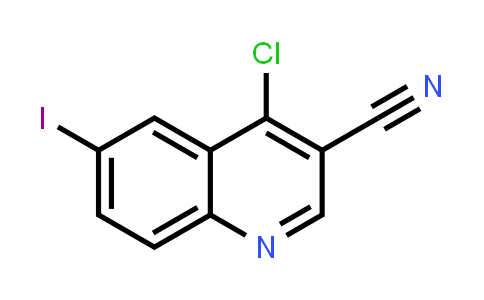 CAS No. 214483-20-2, 3-Quinolinecarbonitrile, 4-chloro-6-iodo-