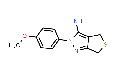 DY540562 | 214542-49-1 | 2-(4-Methoxy-phenyl)-2,6-dihydro-4H-thieno[3,4-c]pyrazol-3-ylamine