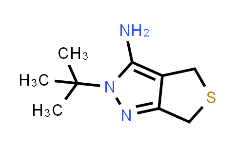 CAS No. 214542-59-3, 2-tert-Butyl-2,6-dihydro-4H-thieno[3,4-c]pyrazol-3-ylamine