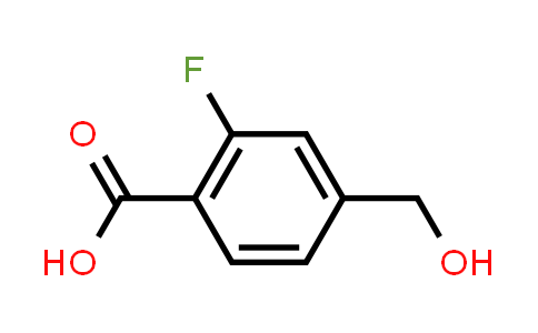 CAS No. 214554-18-4, 2-Fluoro-4-(hydroxymethyl)benzoic acid