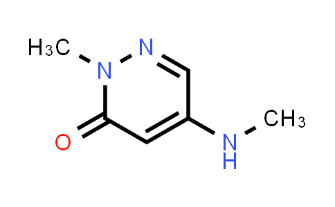 CAS No. 214556-20-4, 2-Methyl-5-(methylamino)pyridazin-3(2H)-one