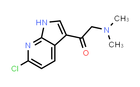 CAS No. 214603-96-0, Ethanone, 1-(6-chloro-1H-pyrrolo[2,3-b]pyridin-3-yl)-2-(dimethylamino)-