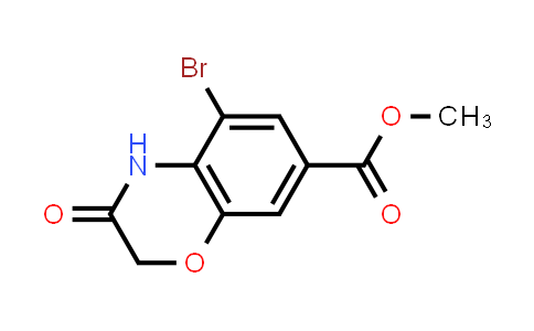 CAS No. 214848-39-2, Methyl 5-bromo-3-oxo-3,4-dihydro-2H-benzo[b][1,4]oxazine-7-carboxylate