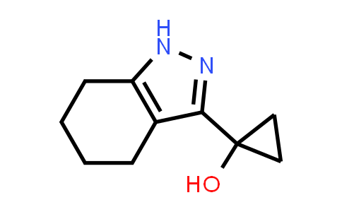 CAS No. 2149899-66-9, 1-(4,5,6,7-Tetrahydro-1H-indazol-3-yl)cyclopropan-1-ol