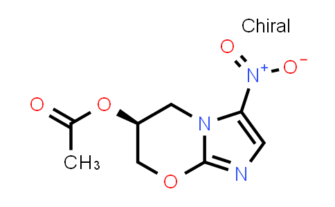CAS No. 2151045-27-9, (S)-3-nitro-6,7-dihydro-5H-imidazo[2,1-b][1,3]oxazin-6-yl acetate