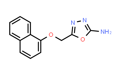 CAS No. 21521-02-8, 5-[(1-Naphthyloxy)methyl]-1,3,4-oxadiazol-2-amine