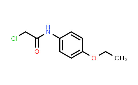 CAS No. 2153-08-4, 2-Chloro-N-(4-ethoxyphenyl)acetamide