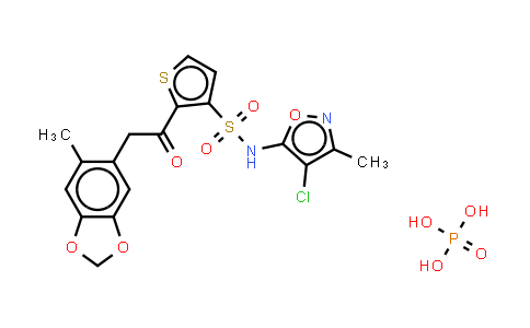 CAS No. 215501-46-5, Sitaxsentan (phosphate)