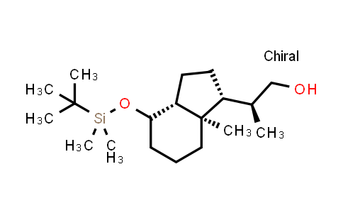 CAS No. 215509-33-4, (2S)-2-((1R,3aR,7aR)-4-((tert-butyldimethylsilyl)oxy)-7a-methyloctahydro-1H-inden-1-yl)propan-1-ol