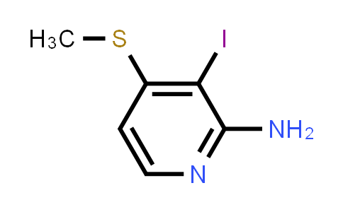 CAS No. 215526-99-1, 3-Iodo-4-(methylthio)pyridin-2-amine
