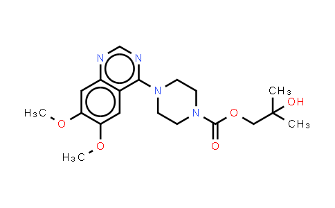 MC540708 | 21560-59-8 | 4-(6,7-二甲氧基-4-喹唑啉基)-1-哌嗪甲酸 2-羟基-2-甲基丙酯