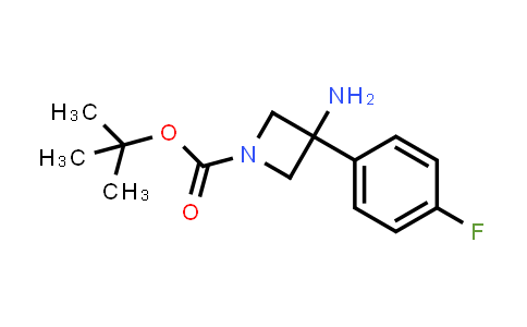 CAS No. 2156173-79-2, tert-Butyl 3-amino-3-(4-fluorophenyl)azetidine-1-carboxylate