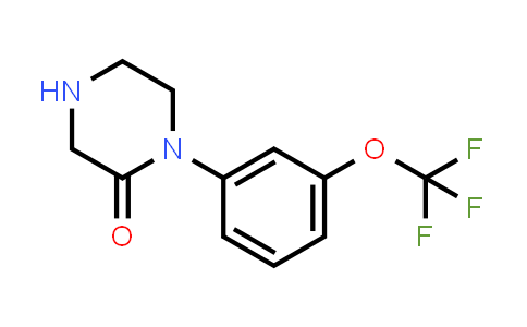 CAS No. 215649-79-9, 1-(3-(Trifluoromethoxy)phenyl)piperazin-2-one