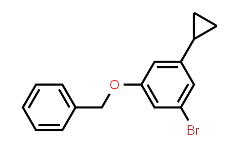 CAS No. 2158298-36-1, 1-(Benzyloxy)-3-bromo-5-cyclopropylbenzene