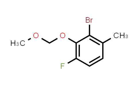 MC540743 | 2158298-49-6 | 2-Bromo-4-fluoro-3-(methoxymethoxy)-1-methylbenzene