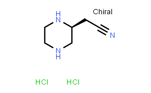 CAS No. 2158301-19-8, (S)-2-(Piperazin-2-yl)acetonitrile dihydrochloride