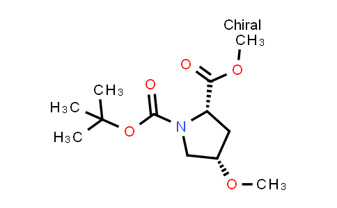 CAS No. 215918-38-0, (2S,4S)-4-Methoxy-2-(methoxycarbonyl)pyrrolidine-1-carboxylic acid tert-butyl ester