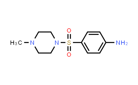 CAS No. 21623-68-7, 4-(4-Methyl-piperazine-1-sulfonyl)-phenylamine