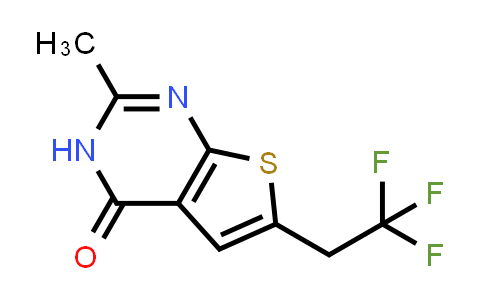 CAS No. 2163770-66-7, 2-Methyl-6-(2,2,2-trifluoroethyl)thieno[2,3-d]pyrimidin-4(3H)-one