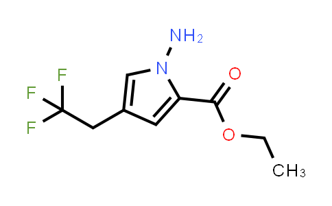 CAS No. 2163771-80-8, Ethyl 1-amino-4-(2,2,2-trifluoroethyl)-1H-pyrrole-2-carboxylate