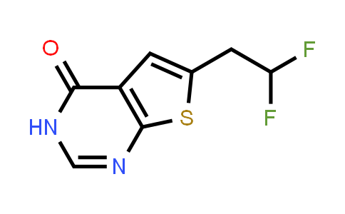 CAS No. 2163771-90-0, 6-(2,2-Difluoroethyl)thieno[2,3-d]pyrimidin-4(3H)-one