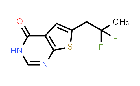 CAS No. 2163772-41-4, 6-(2,2-Difluoropropyl)thieno[2,3-d]pyrimidin-4(3H)-one
