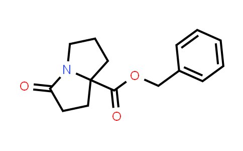 CAS No. 216392-65-3, 1H-Pyrrolizine-7a(5H)-carboxylic acid, tetrahydro-3-oxo-, phenylmethyl ester