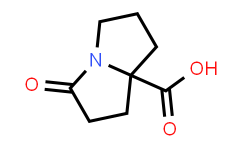 CAS No. 216392-66-4, 1H-Pyrrolizine-7a(5H)-carboxylic acid, tetrahydro-3-oxo-