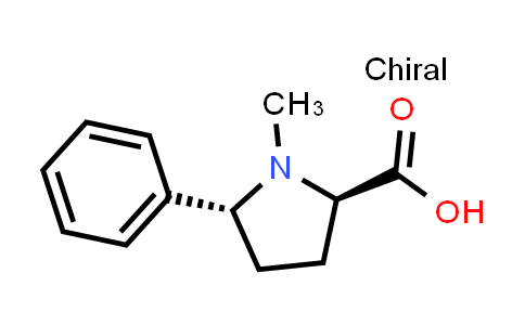 CAS No. 2165451-01-2, (2R,5R)-1-Methyl-5-phenylpyrrolidine-2-carboxylic acid