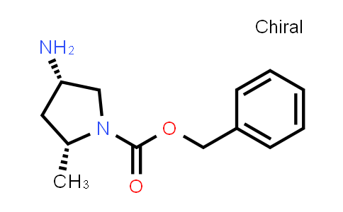 CAS No. 2165506-16-9, Benzyl (2R,4S)-4-amino-2-methylpyrrolidine-1-carboxylate