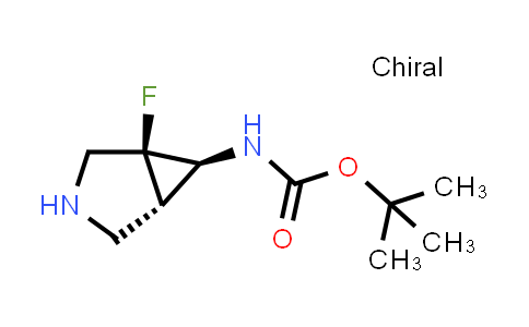 CAS No. 2165528-01-6, tert-Butyl ((1S,5S,6S)-1-fluoro-3-azabicyclo[3.1.0]hexan-6-yl)carbamate