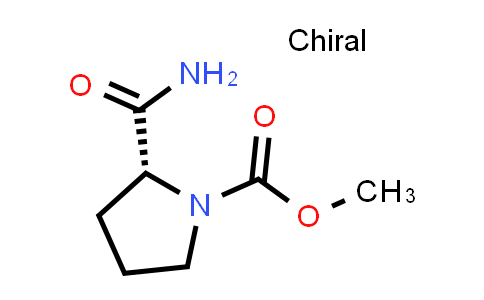CAS No. 2165550-07-0, Methyl (R)-2-carbamoylpyrrolidine-1-carboxylate