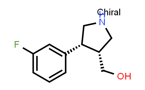 CAS No. 2165657-47-4, ((3R,4R)-4-(3-Fluorophenyl)pyrrolidin-3-yl)methanol