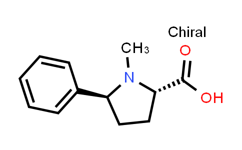CAS No. 2166076-41-9, (2S,5S)-1-Methyl-5-phenylpyrrolidine-2-carboxylic acid