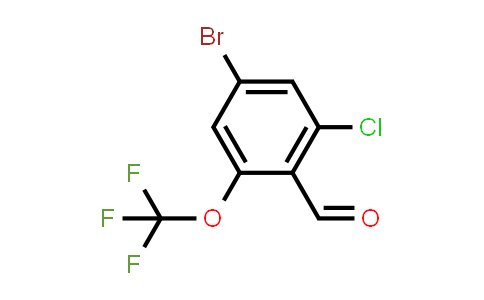 CAS No. 2166720-11-0, 4-Bromo-2-chloro-6-(trifluoromethoxy)benzaldehyde