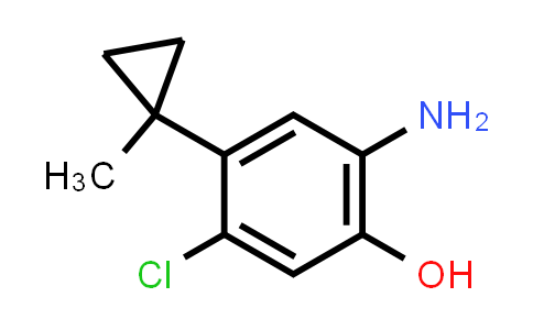 CAS No. 2166964-19-6, 2-Amino-5-chloro-4-(1-methylcyclopropyl)phenol