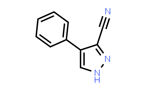 CAS No. 21673-04-1, 4-Phenyl-1H-pyrazole-3-carbonitrile